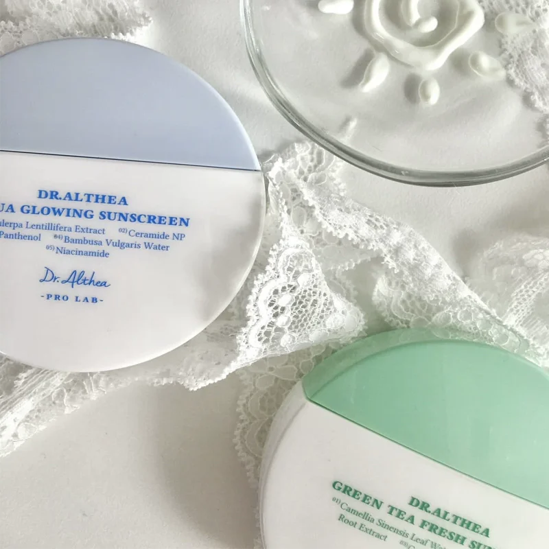 Dr.Althea 🍃 Fresh Green Tea Sunscreen, Mists & Moisturizing Care — Lightweight & Non-Greasy K-Beauty Formulas