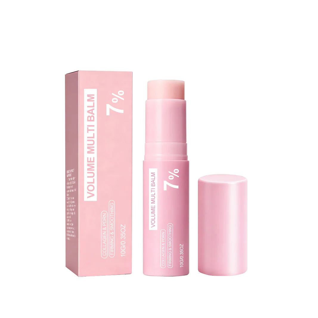 بلسم ستيك الكولاجين المعزز للحجم بنمط الجمال الكوري (K-Beauty) 🌸 — للوجه والشفاه والعينين، ترطيب مكثف | 10 جم إلى 60 جم | معتمد من CPNP