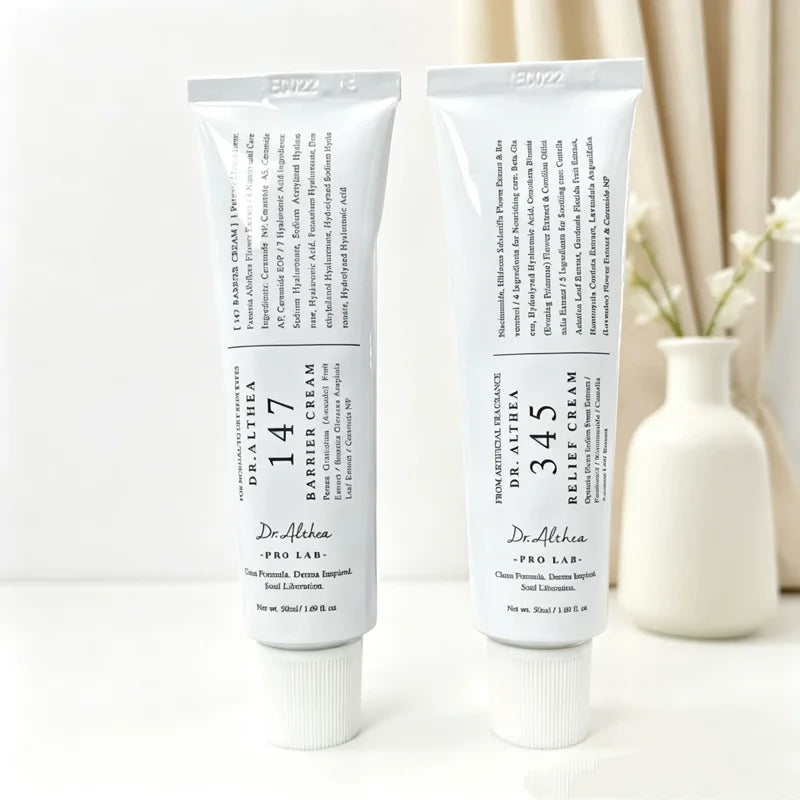 Popular Brand Dr.Althea 345 Relief Cream Moisturizing Hydrating Soothing Facial Repair Cream Mild Vitamin C Essence Skincare Products