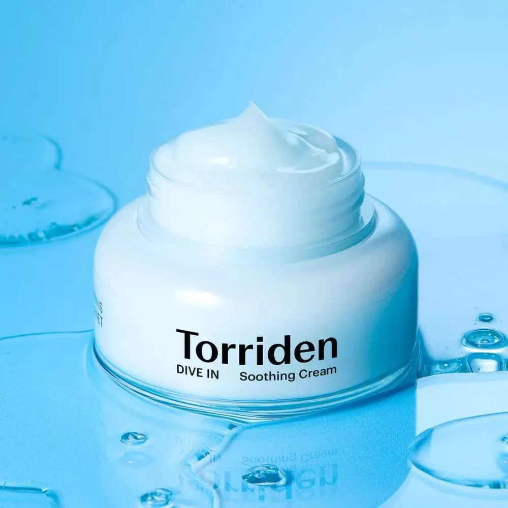 Crema hidratante y calmante de uso diario para mujer Torriden Korean, crema facial con ácido hialurónico