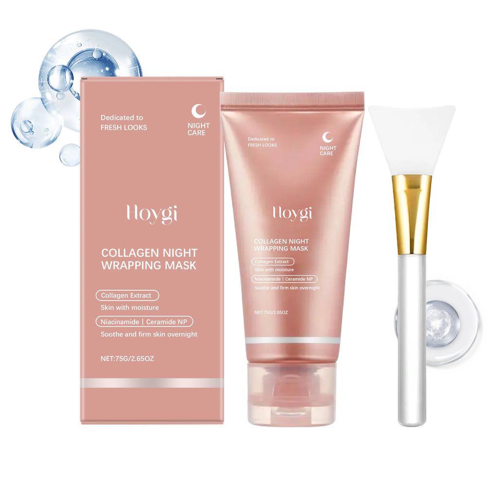 Hoygi Collagen Peel-Off & Night Mask 🌙 — Deep Hydration, Anti-Wrinkle & Radiant Complexion 75g