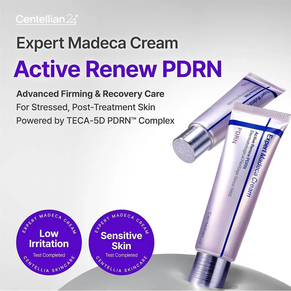 Cuidado de la piel coreano Centellian 24 PDRN Active - Crema Renew Madeca, Suero de colágeno 360° Shot, Hidratante, Antienvejecimiento, Reparación de la barrera cutánea