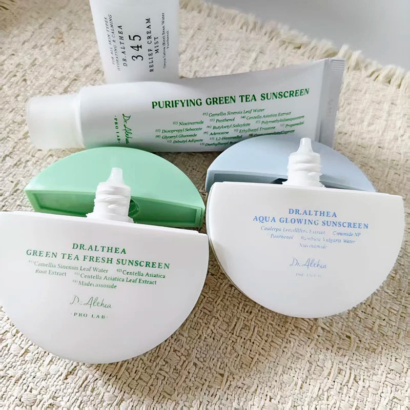 Dr. Althea 345 Relief Moisturizing Spray Green Tea Fresh Sunscreen Long-Lasting Nourishing Face Korean Skincare Product