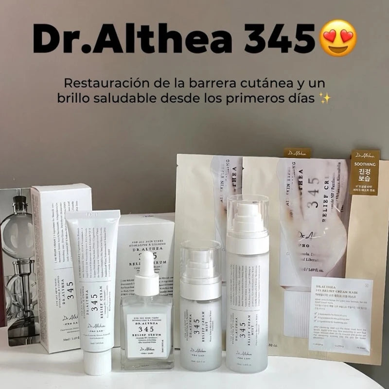 Dr. Althea 345 Relief Cream 50ml - Daily Soothing Face Moisturizer for Skin Recovery, Nourishing, Calming, and Gentle Care