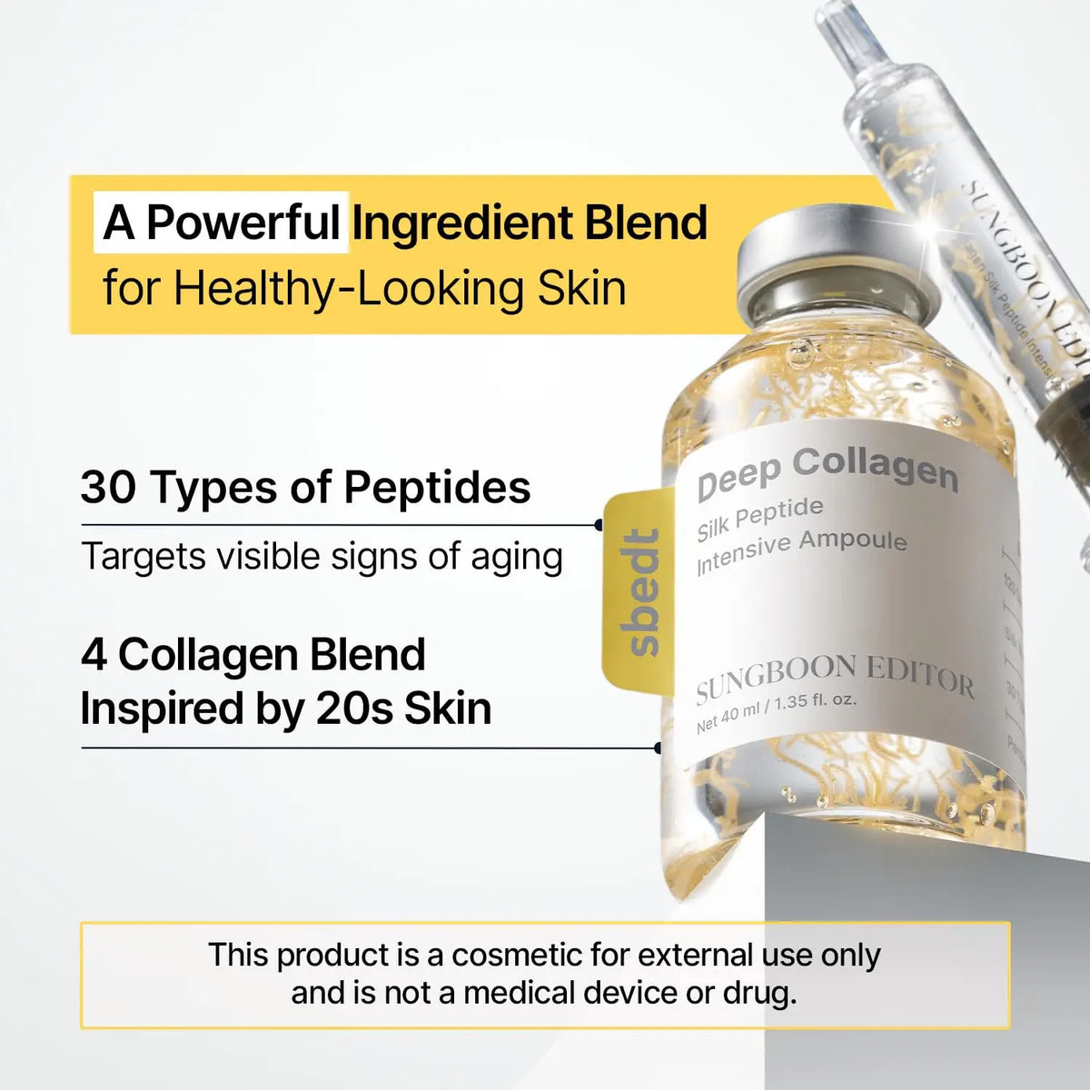 Korean Sbect Skin Care Set Deep Collagen PDRN Ampoule Copper Peptides Vitamin Serum Hydrating Moisturizing Fine Lines Skin Care