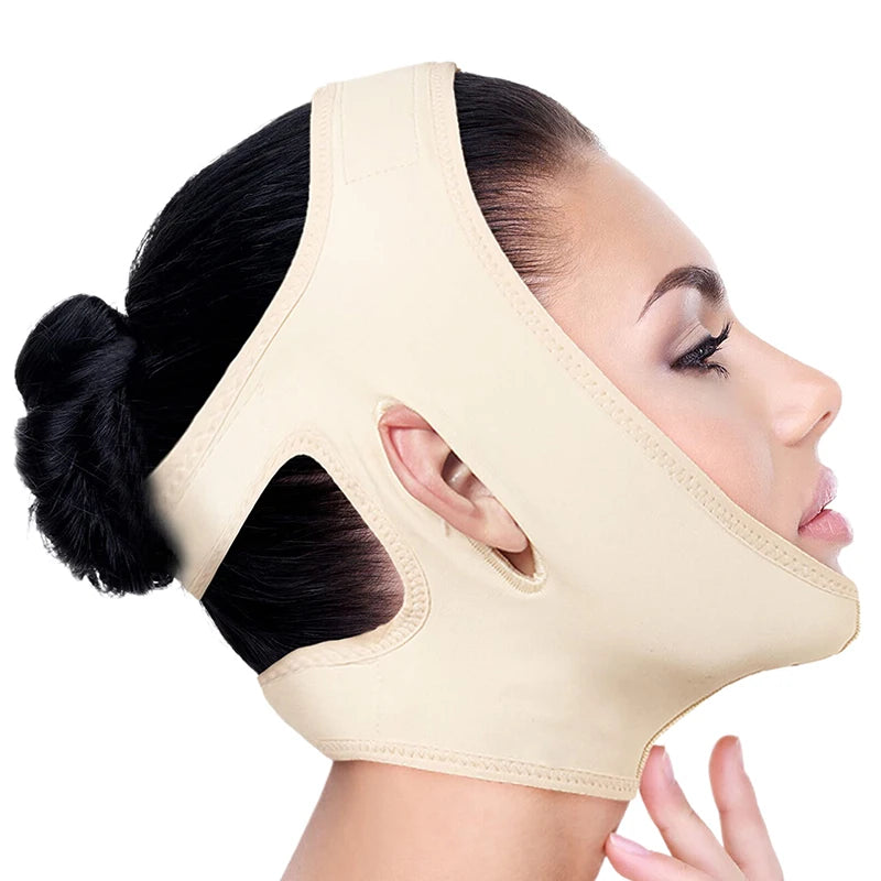 Venda Lifting Facial JCSYFAC 🎀 — Esculpe el óvalo, antiespasmódico de papada y reafirmante | S & L