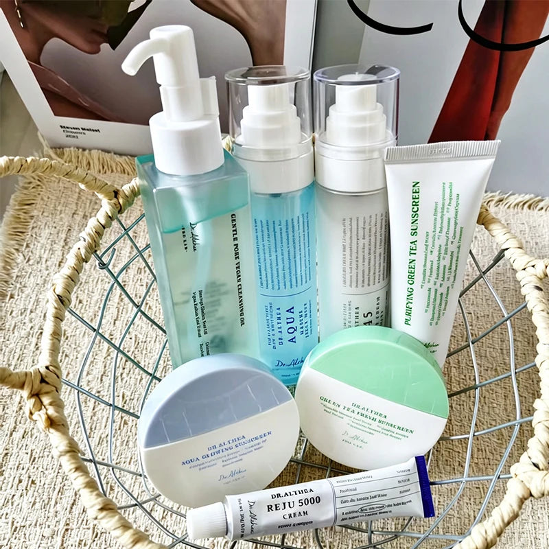Dr. Althea 345 Relief Moisturizing Spray Green Tea Fresh Sunscreen Long-Lasting Nourishing Face Korean Skincare Product