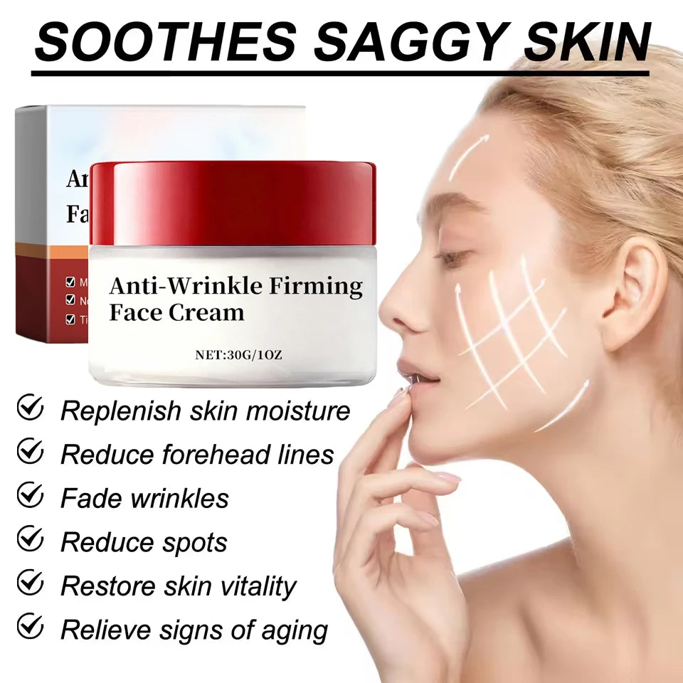K-Beauty Lifting & Hydrating Face Cream 💧 — Hyaluronic Acid, Barrier Repair & Anti-Wrinkle