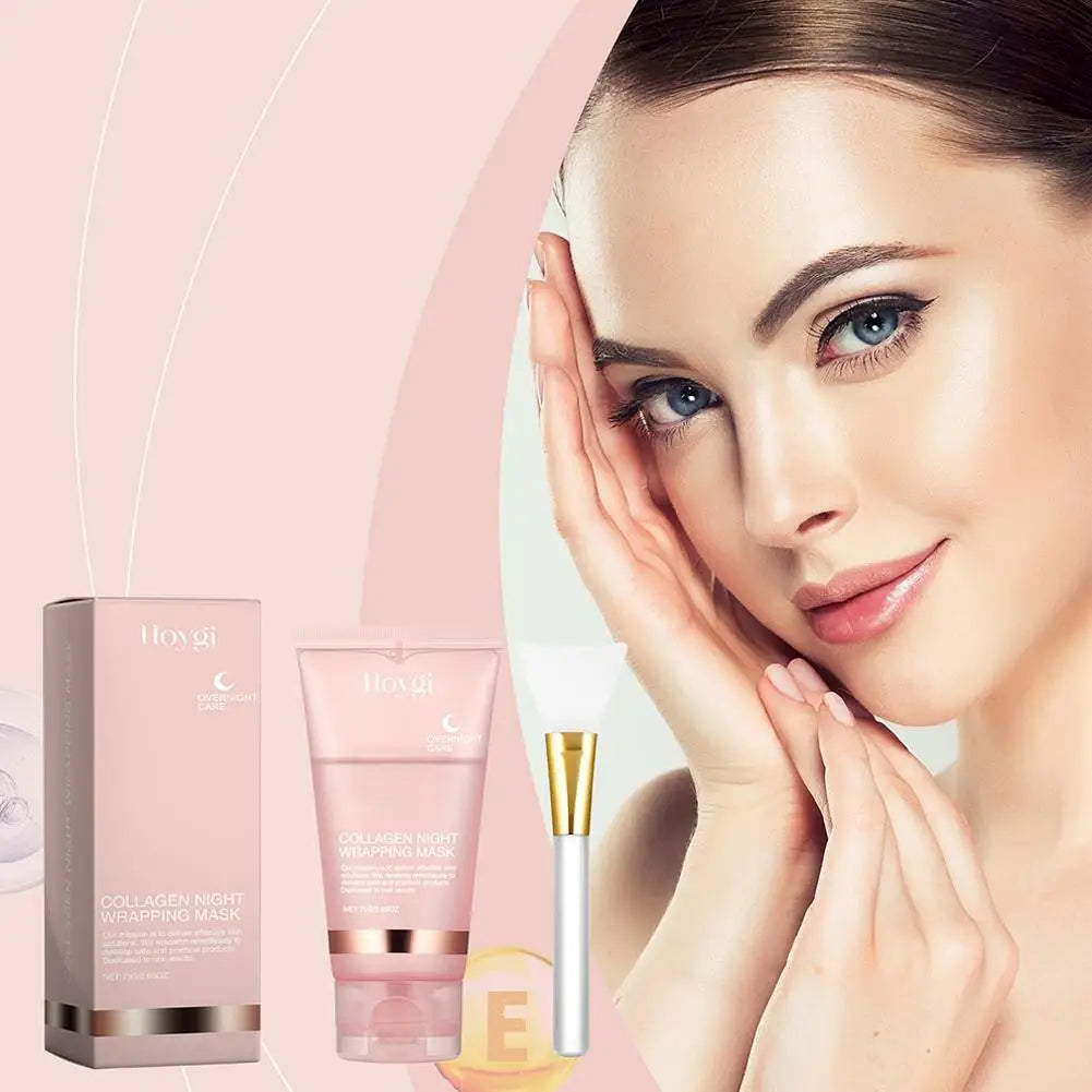 Mascarilla Peel-Off de Colágeno Hidrolizado K-Beauty 🌙 — Hidratación, Antiarrugas y Mascarilla Nocturna | 50g y 75g | 3 Tonos