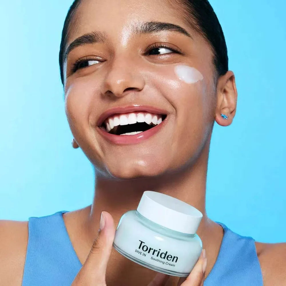 Crema hidratante y calmante de uso diario para mujer Torriden Korean, crema facial con ácido hialurónico