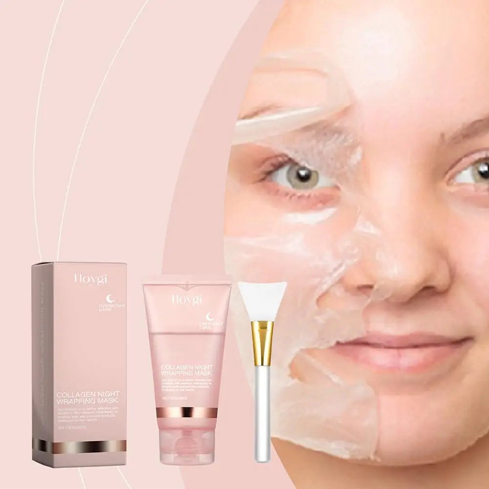 Mascarilla Peel-Off de Colágeno Hidrolizado K-Beauty 🌙 — Hidratación, Antiarrugas y Mascarilla Nocturna | 50g y 75g | 3 Tonos