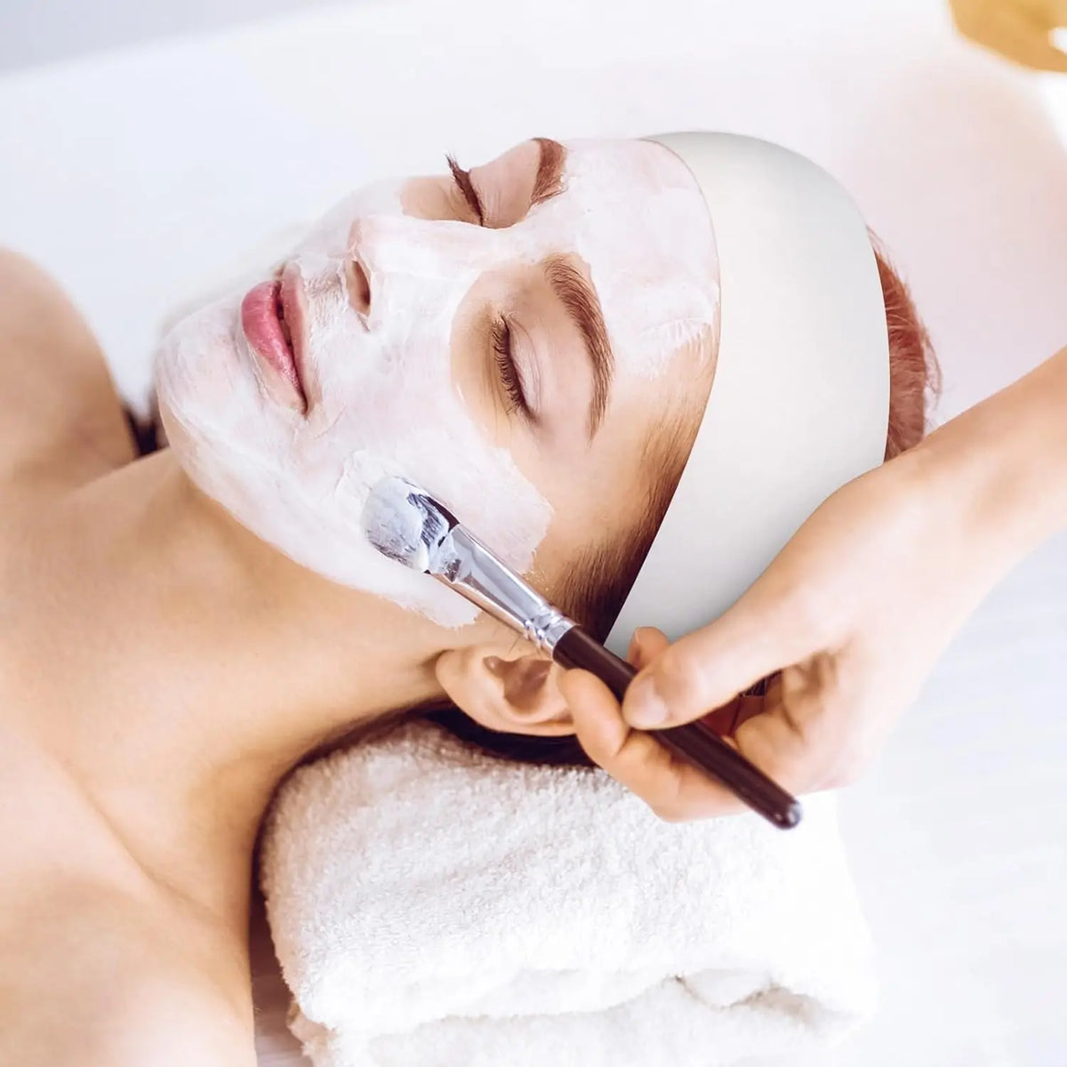 🌸 Bandeaux Jetables pour le Visage – Soins, Maquillage & Spa | 50, 100 ou 200 pcs