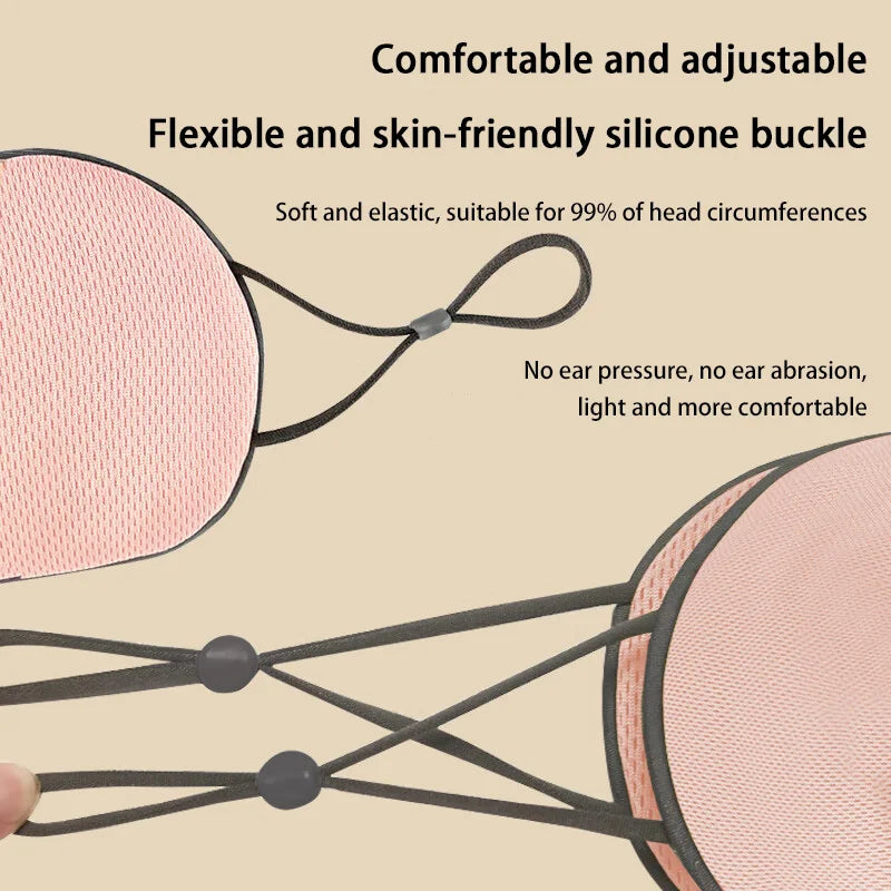 Mascarilla de Noche K-Beauty 😴 — Doble Uso Frío y Calor, Opaca y Transpirable | 5 Colores