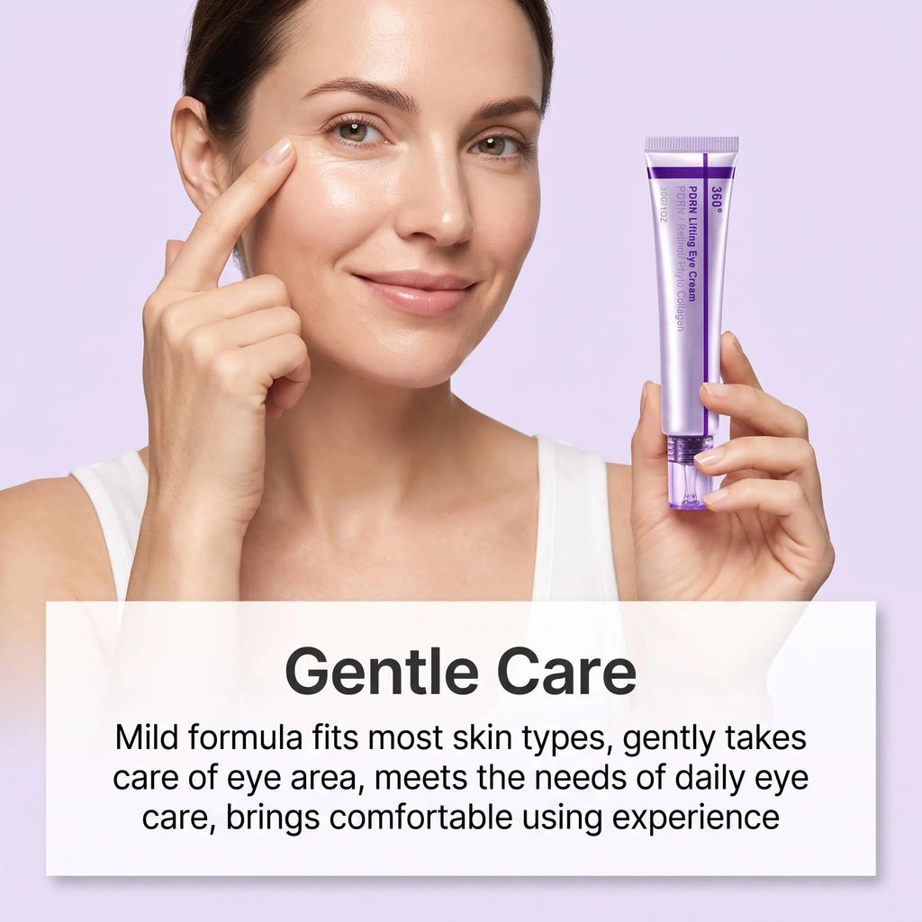 Crema de ojos coreana Shot PDRN con retinol y colágeno, combate arrugas, ojeras, alisa bolsas bajo los ojos, reafirma y levanta el contorno de ojos
