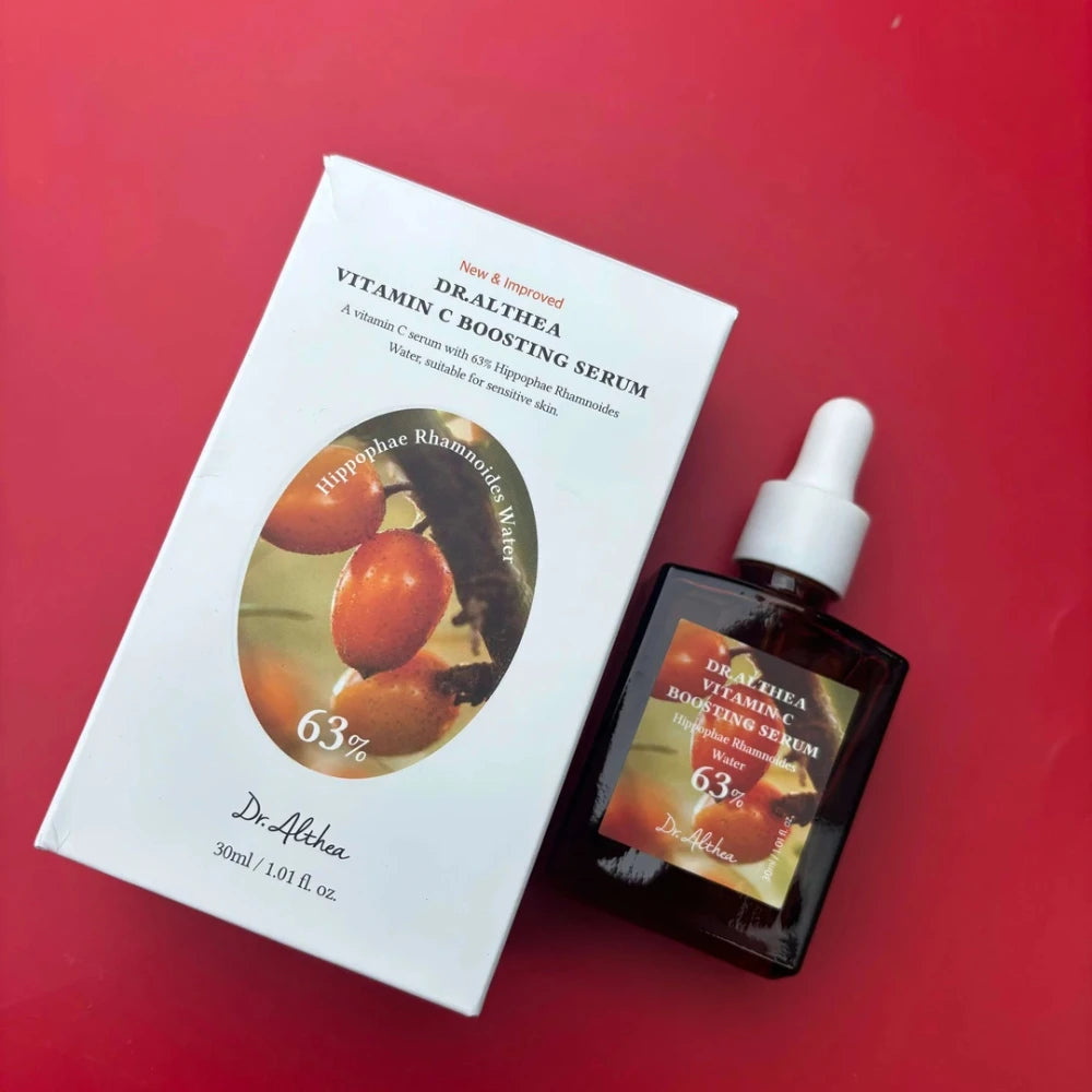 Dr. Althea Vitamin C63 Boosting Serum Dark Spot Corrector Brightening Face Serum with Sea Buckthorn Korean Skincare Vegan