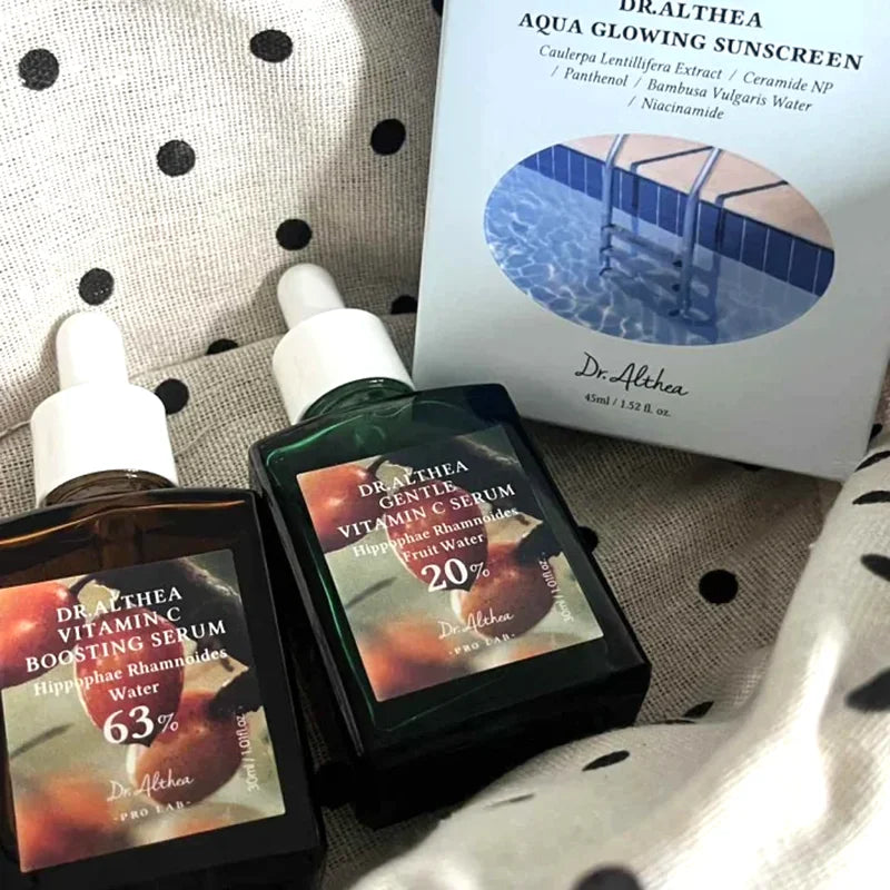 Dr.Althea 🍃 Fresh Green Tea Sunscreen, Mists & Moisturizing Care — Lightweight & Non-Greasy K-Beauty Formulas