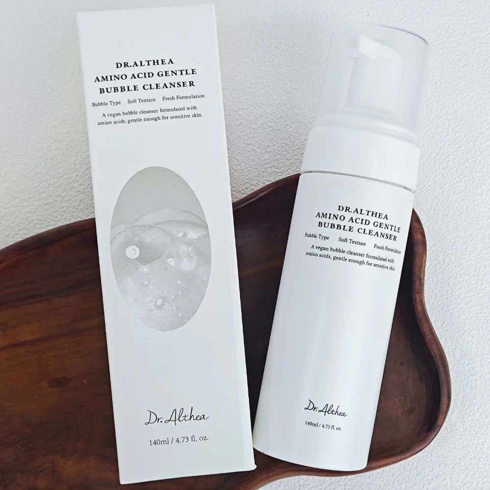 Dr. Althea Korean Skincare Amino Acid Gentle Bubble Cleanser Foam Face Wash, Vegan, Low pH, Deep Pore Cleansing, Fresh, for Sensitive Skin