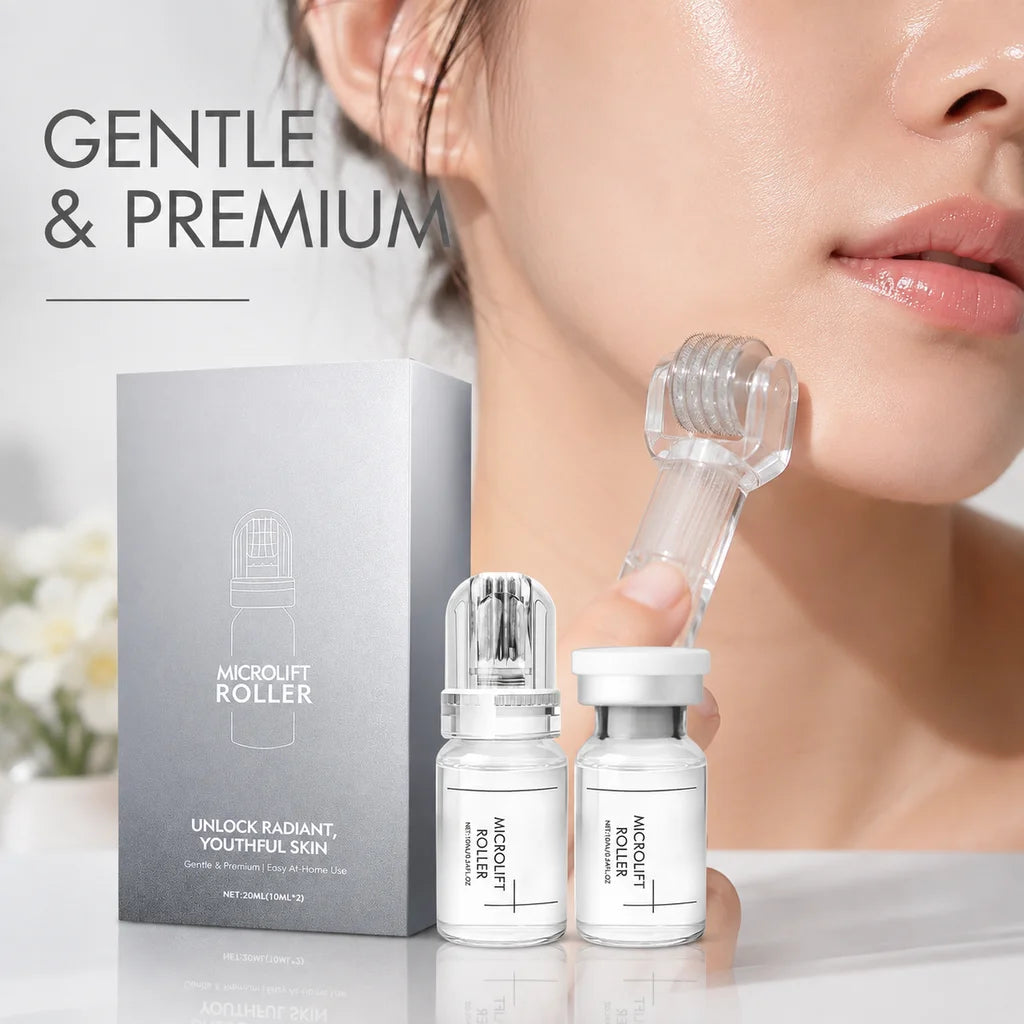 Suero iluminador con microagujas de 0,25 mm, suero facial hidratante y reparador, hidratación profunda, sellador, estabilizador y restaurador suave