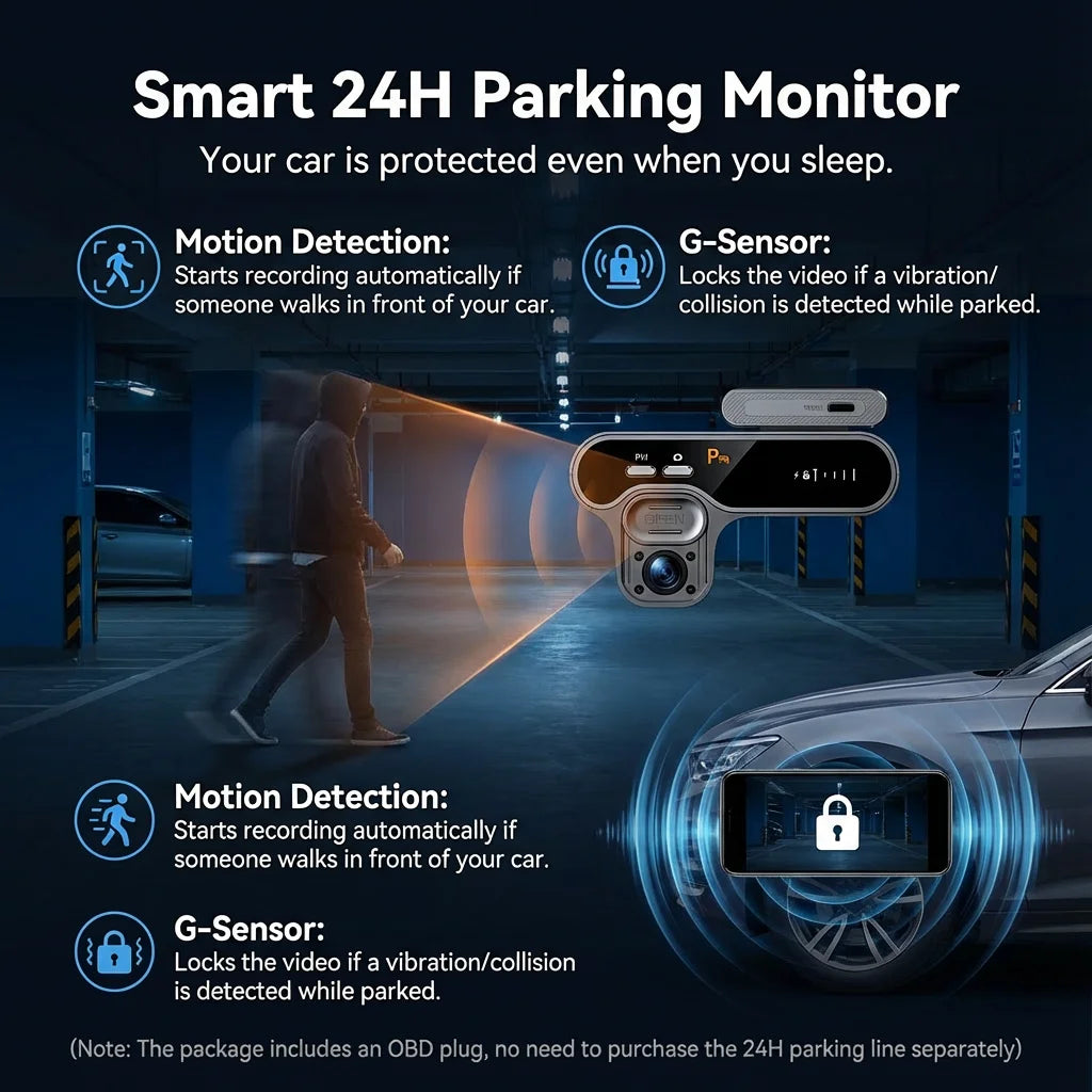 Dashcam 4G avec GPS et double caméra avant et habitacle 🚗