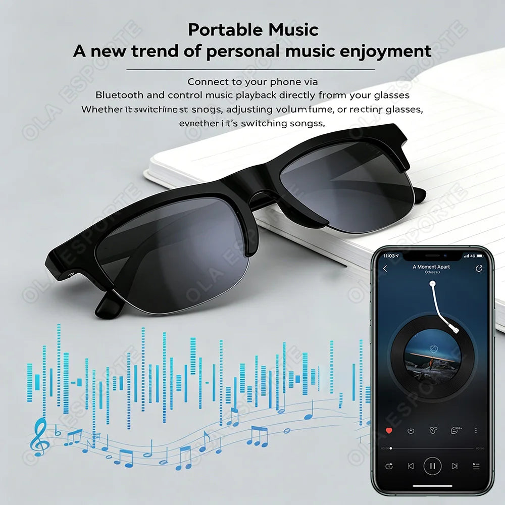 Lunettes audio Ola Esporte et options au choix 🕶️