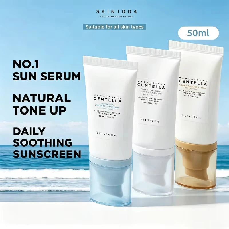 SKIN1004 ☀️ Centella Air-Fit Sun Cream SPF50+ — Lightweight, Soothing & Non-Greasy for Sensitive Skin