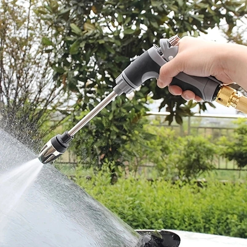 Pistola de alta presión portátil 💦 — Lavado de coches, riego de jardines y limpieza multifunción