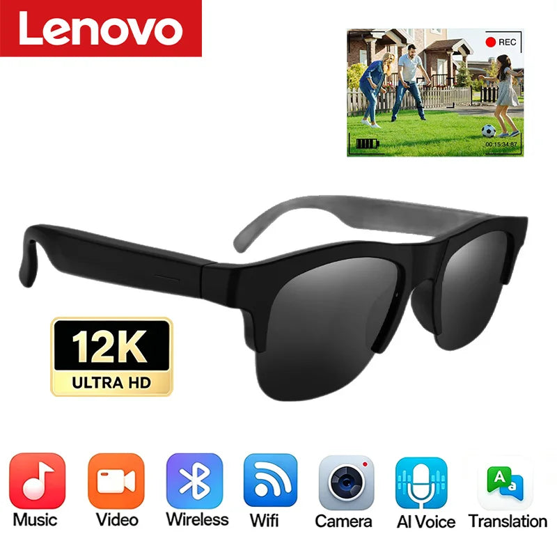 Lunettes connectées Lenovo D12 et accessoire au choix 🕶️