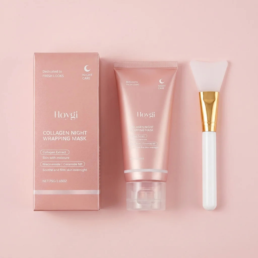 Hoygi Collagen Peel-Off & Night Mask 🌙 — Deep Hydration, Anti-Wrinkle & Radiant Complexion 75g