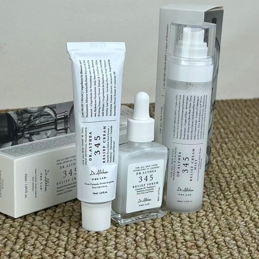 Dr. Althea 345 Series Vegan Skincare Set: Korean original skincare brand that meets your daily skincare needs and soothes sensitivity.