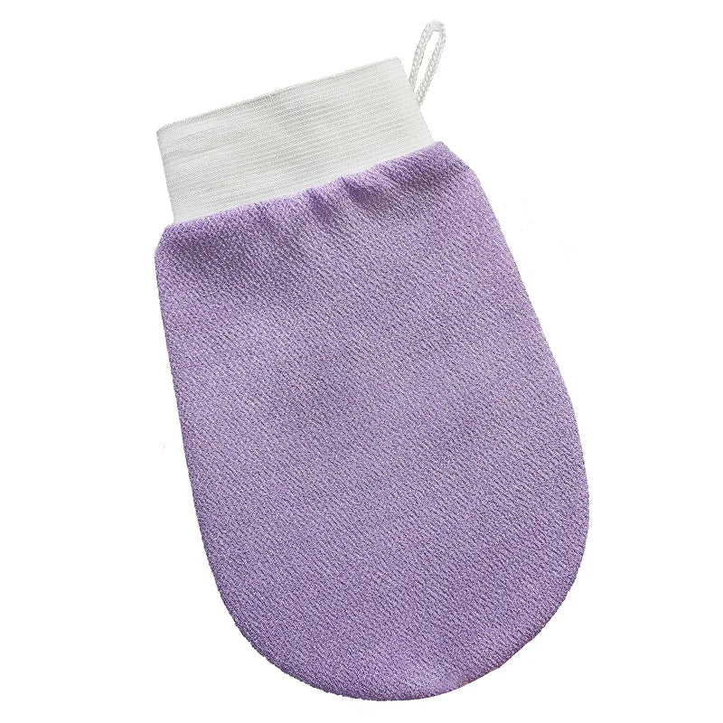 1Pc Scrub Exfoliating Gloves Back Scrubber Dead Skin Facial Massage Gloves Durable Multi-Color Deep Cleansing Towels for Shower