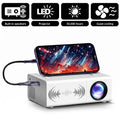 HD Mini Projector Home Theater Effect, Built-In Speaker, For Home/Office/School/Party, With Remote Control For Immersive Viewing