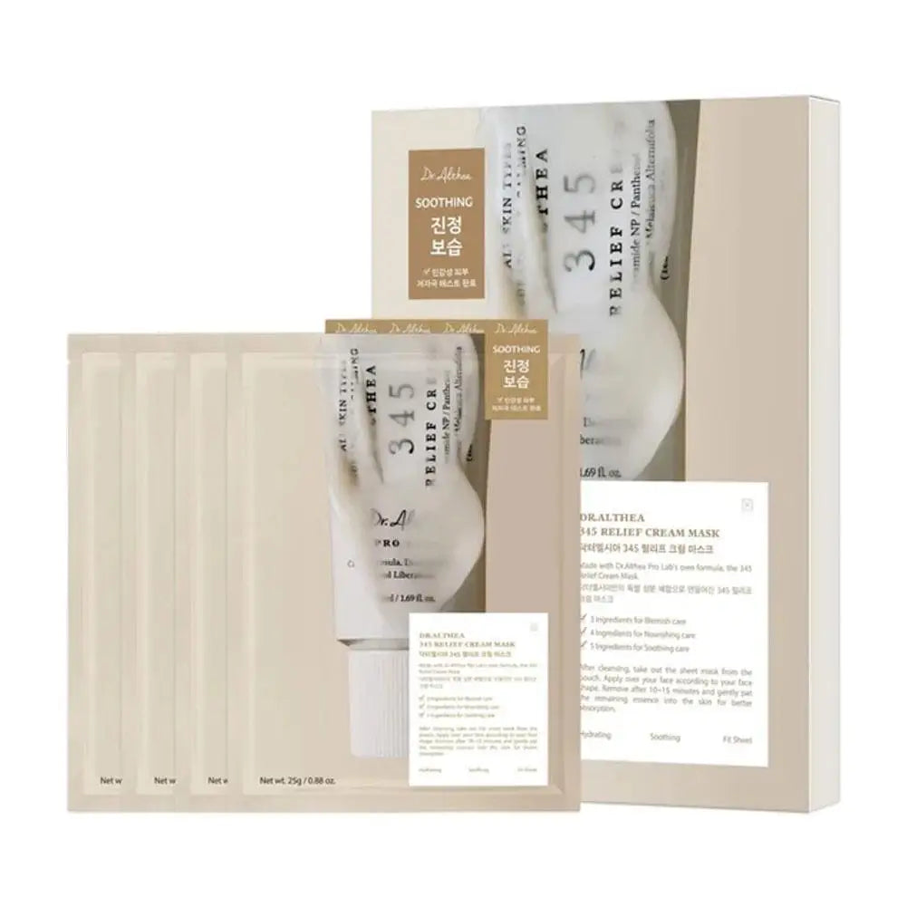 Original Korean Althea Skincare - 345/147 Antioxidant Relief Cream, REJU 5000 Cream, Address Blemishes, Brighten, Barrier Repair