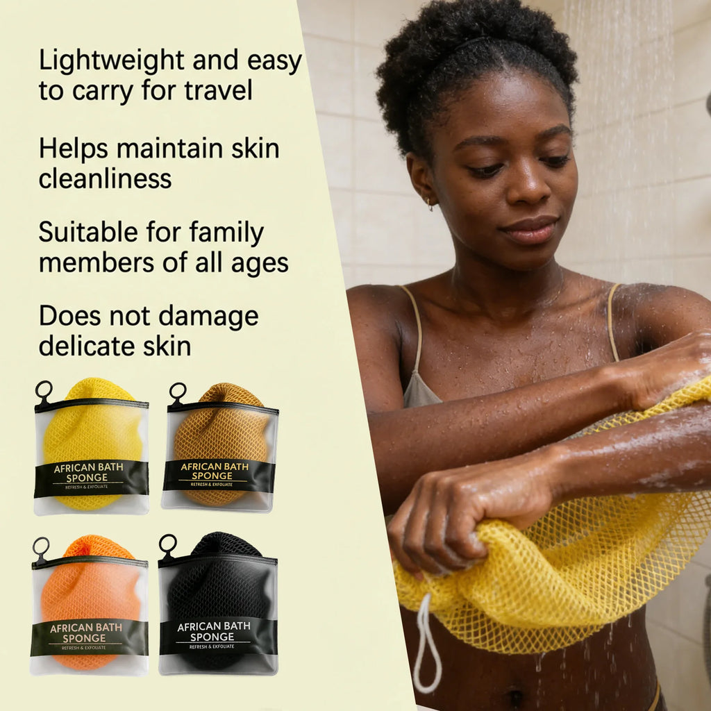 🛁 Serviette Gommante de Bain Dos & Corps — Exfoliation Douce, Anti-Peau Morte & Nettoyage Profond | Durable