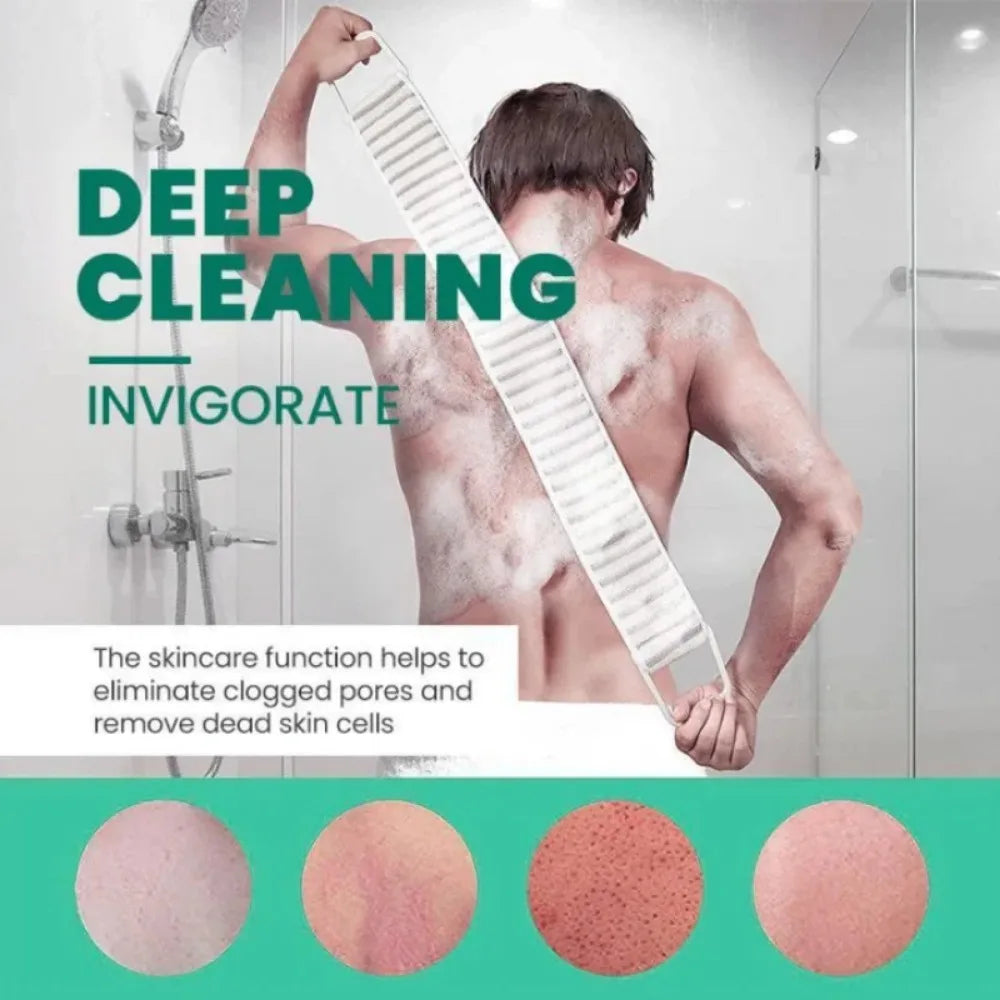 🛁 Gant Exfoliant Dos & Corps — Gommage Style Coréen & Japonais, Nettoyage Profond | Ceinture de Bain