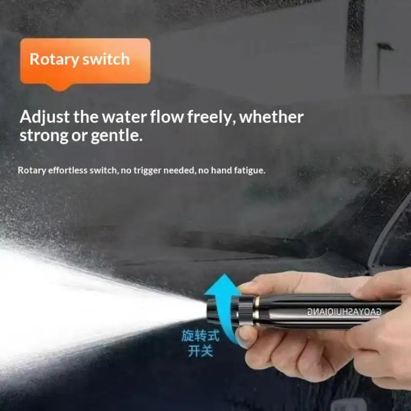 Multi-Mode High-Pressure Water Spray Gun Kit 💧 — 3 Universal Connectors, Anti-Leak & Ergonomic