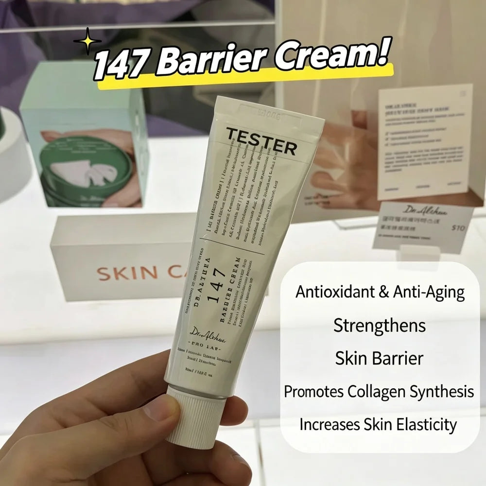 🌸 Dr. Althea 345 Relief & 147 Barrier Cream — Hydratante, Apaisante & Réparatrice | Korean Skincare Peaux Sensibles