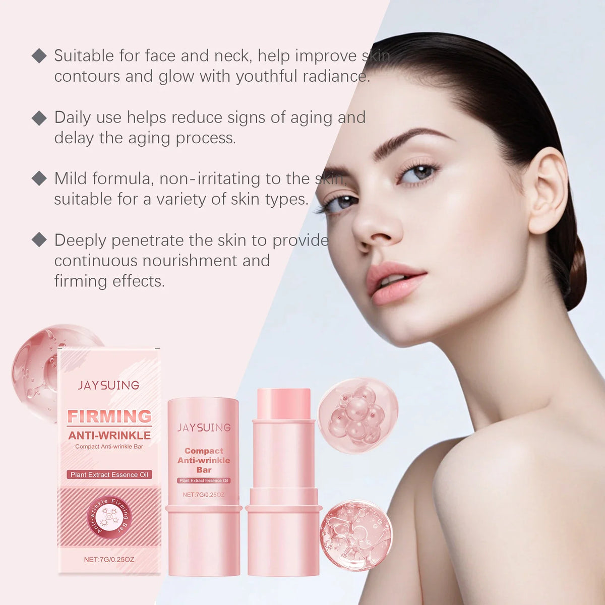 Stick Baume Multi-Usage eelhoe 🌿 — Collagène, Hydratation Profonde, Anti-Rides & Base Maquillage | 7g