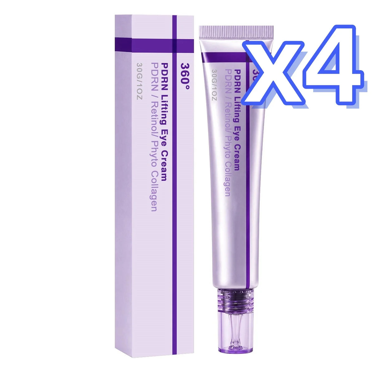 Crema de ojos coreana Shot PDRN con retinol y colágeno, combate arrugas, ojeras, alisa bolsas bajo los ojos, reafirma y levanta el contorno de ojos