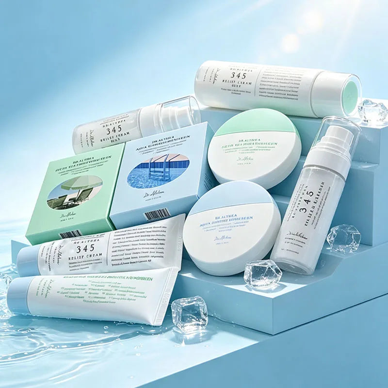 Protector solar refrescante de té verde Dr. Althea, crema antioxidante, hidratante y reparadora facial, productos coreanos para el cuidado de la piel