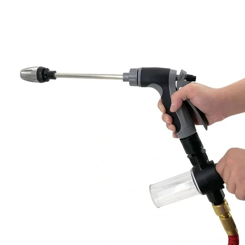 Pistolet Haute Pression T8 💦 — Débit Variable, Lavage Voiture & Arrosage Jardin | Solo ou Kit