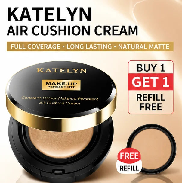 BB Cream Air Cushion K-Beauty 💄 — Couvrante, Matifiante & Hydratante | Anti-Brillance Été | 12g
