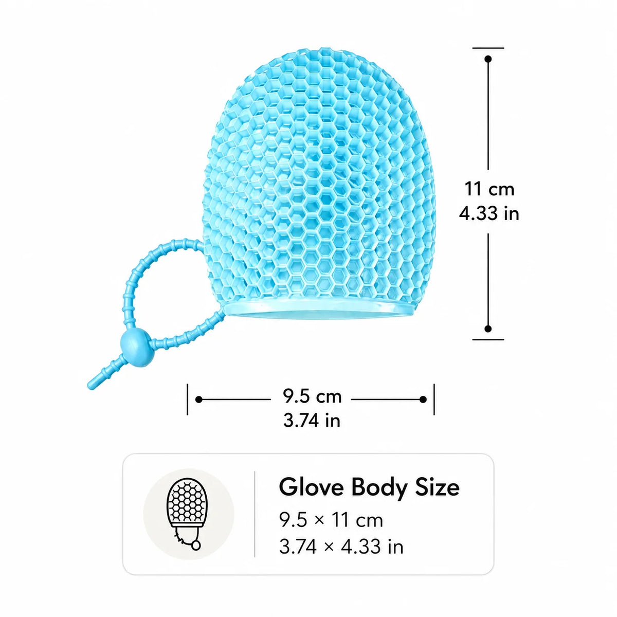 Gants de toilette exfoliants en nid d'abeille, brosse de douche pour le corps, accessoires de soin de la peau respirants et sans odeur, multicolores