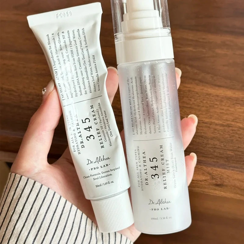 Dr. Althea 345 Relief Cream 50ml - Daily Soothing Face Moisturizer for Skin Recovery, Nourishing, Calming, and Gentle Care