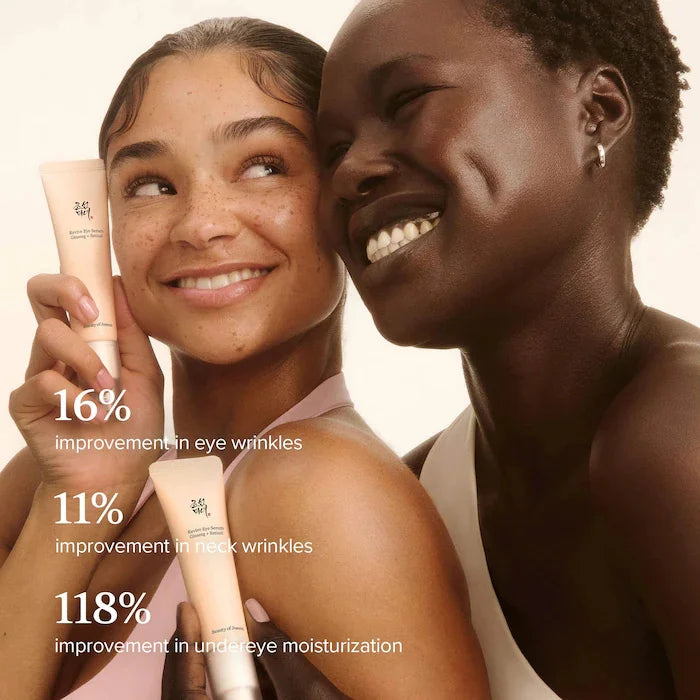 Beauty of Joseon Crema reafirmante e hidratante para el contorno de ojos, sérum reparador en barra para mujeres, cuidado antienvejecimiento para líneas de expresión