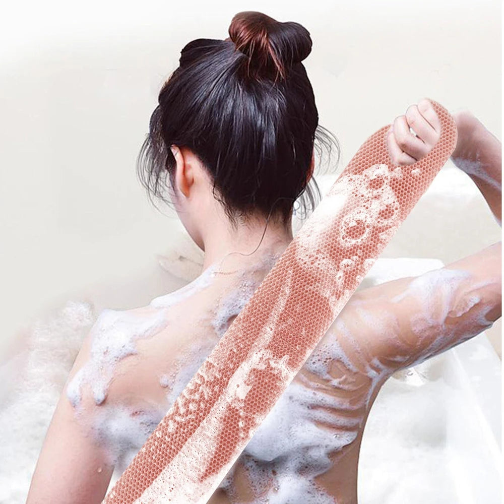 Exfoliating Body Scrub, Honeycomb Body Scrubber, Back Scrubber for Spa Shower, Exfoliating Shower Mitt Sponges for All Skin Types