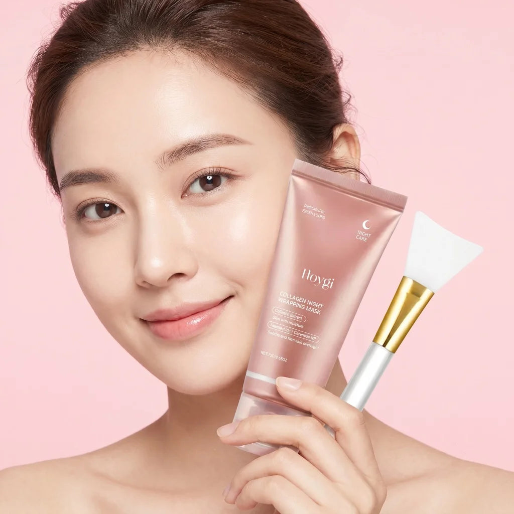 Hoygi Collagen Peel-Off & Night Mask 🌙 — Deep Hydration, Anti-Wrinkle & Radiant Complexion 75g