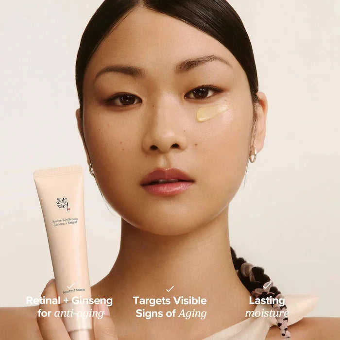 Beauty of Joseon Crema reafirmante e hidratante para el contorno de ojos, sérum reparador en barra para mujeres, cuidado antienvejecimiento para líneas de expresión