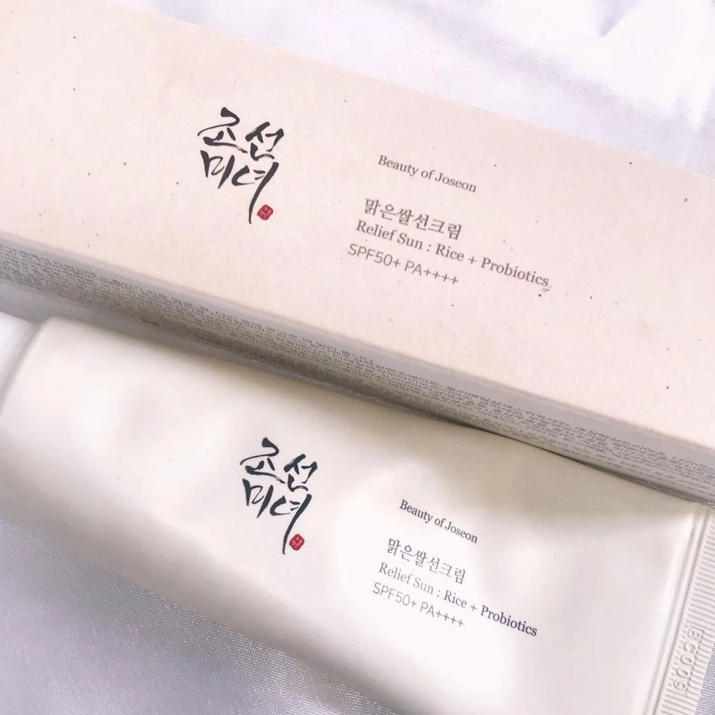 Protector solar facial y corporal Beauty of Joseon SPF50+ Anti UV de 50 ml, crema solar con arroz y probióticos