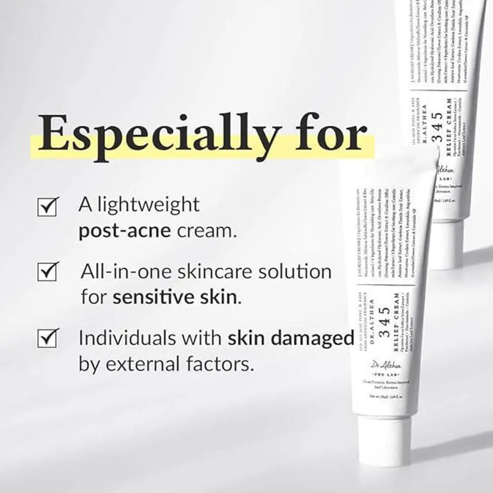 🌸 Dr. Althea 345 Facial Moisturizer 50ml — Crème Hydratante Légère & Barrière Cutanée | K-Beauty