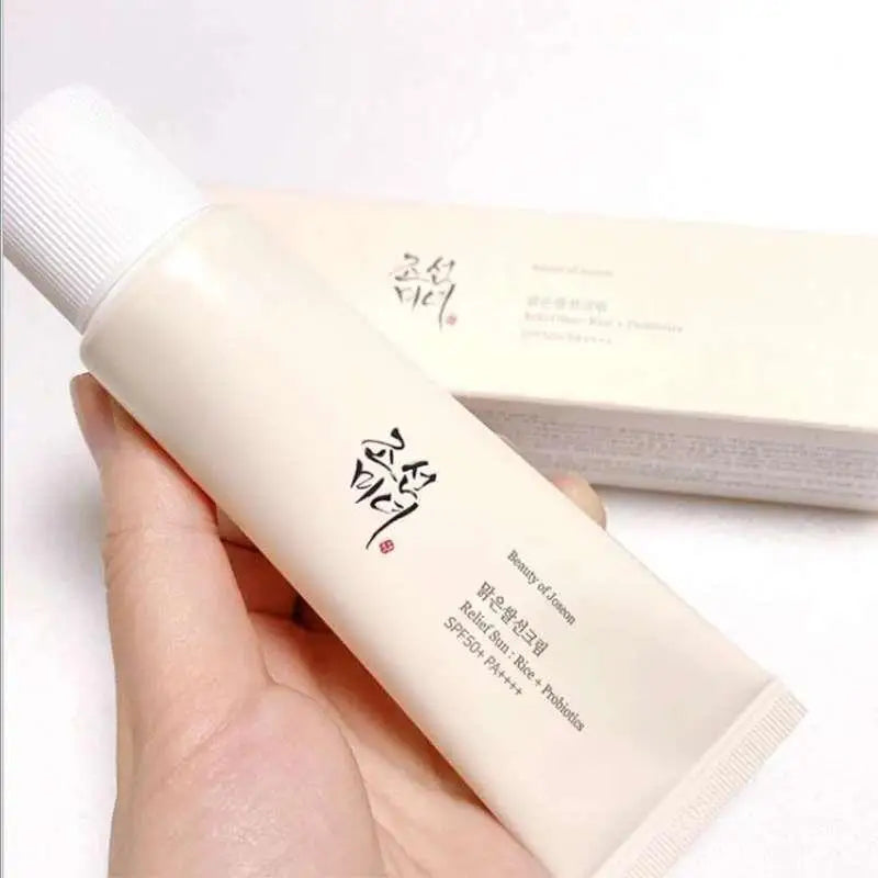 Protector solar facial y corporal Beauty of Joseon SPF50+ Anti UV de 50 ml, crema solar con arroz y probióticos